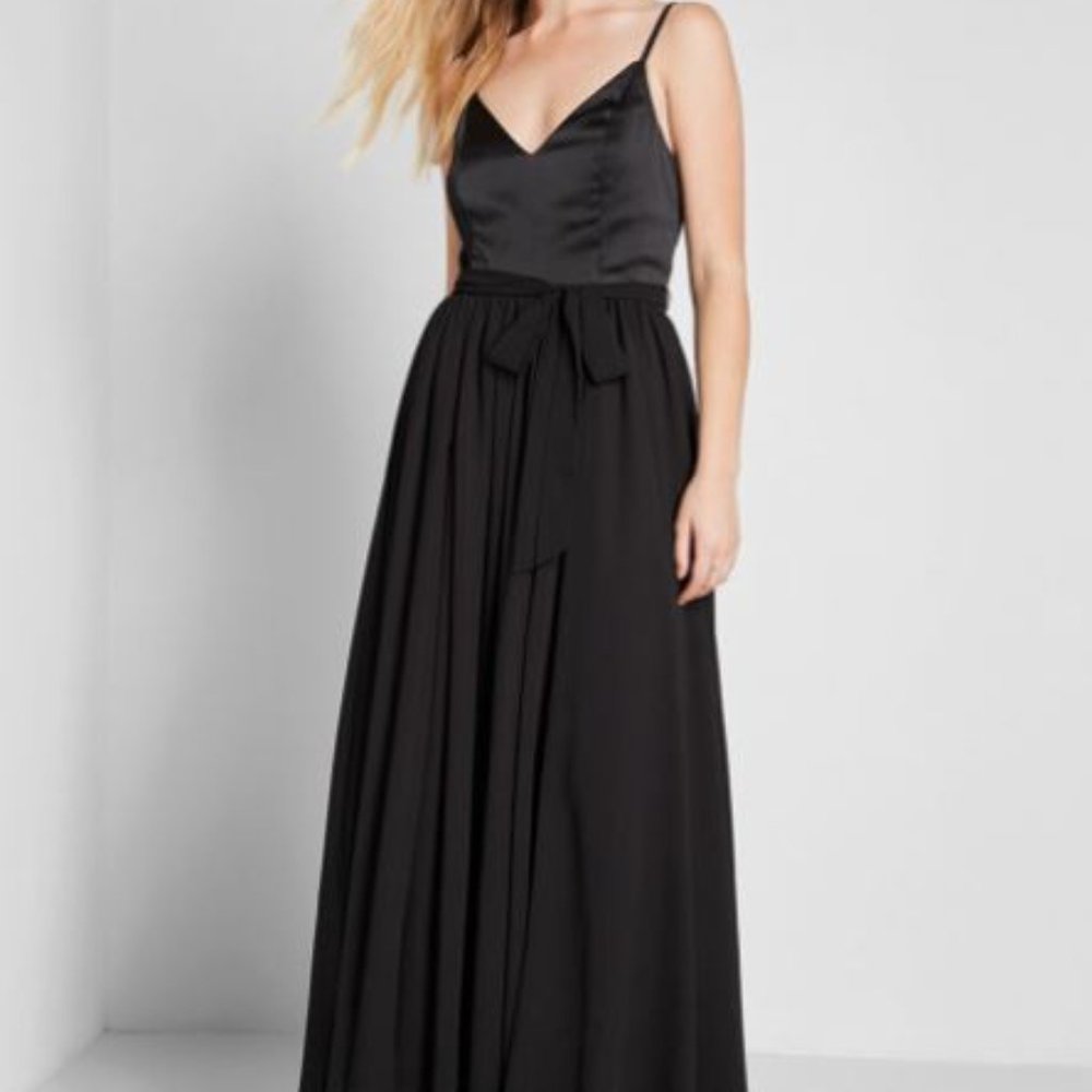 NWT ModCloth Meant to Be V-Neck Maxi Party Dress